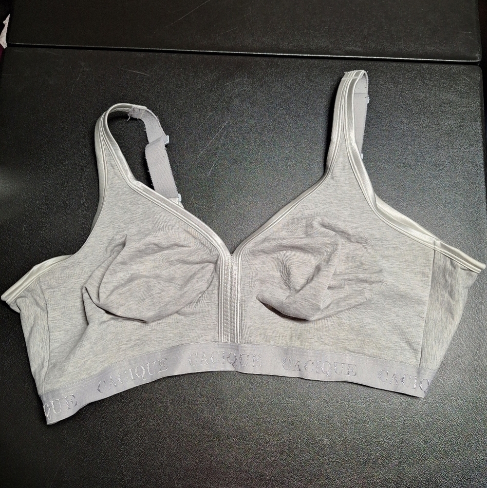 Cacique Light Gray Women's Bra